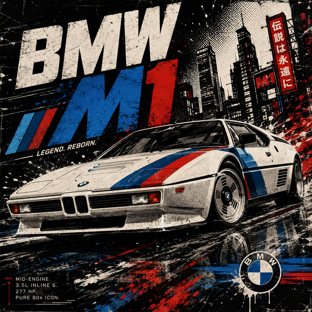 BMW M1 – Automotive 4x4 Tile