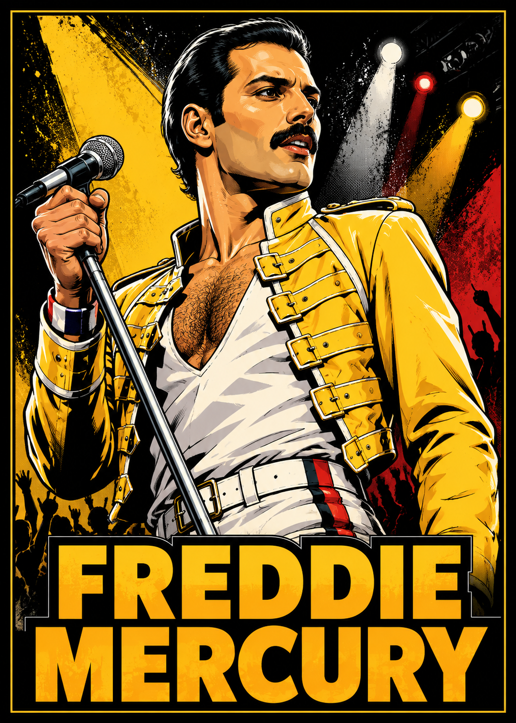 Freddie- Custom 5x7 Canvas
