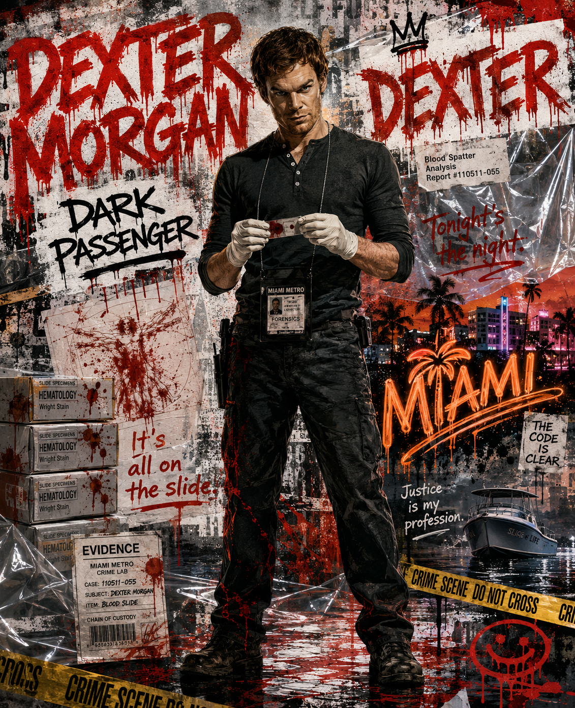 Dexter- Custom 5x7