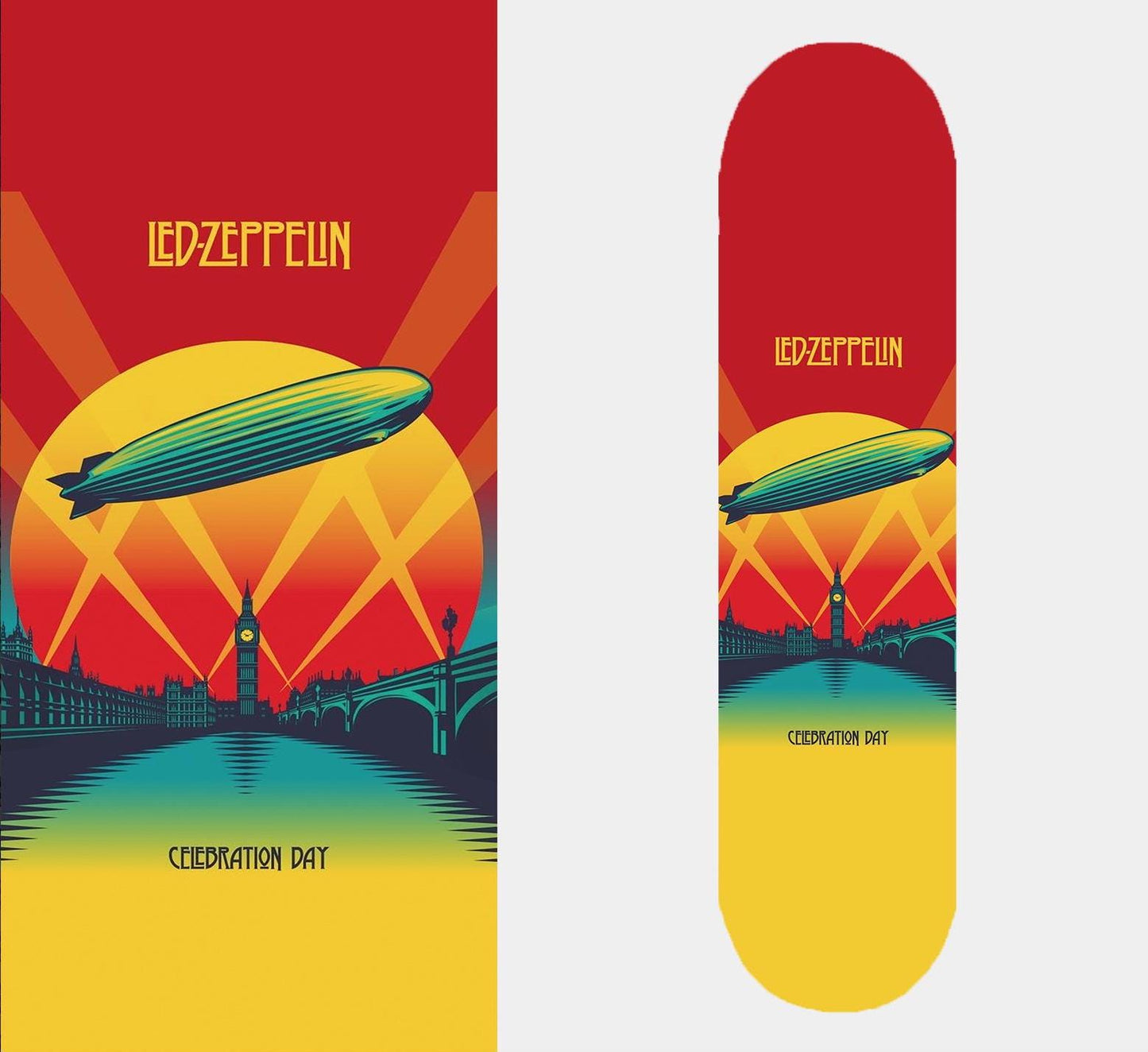 Blimp Rock- Customized Skateboard
