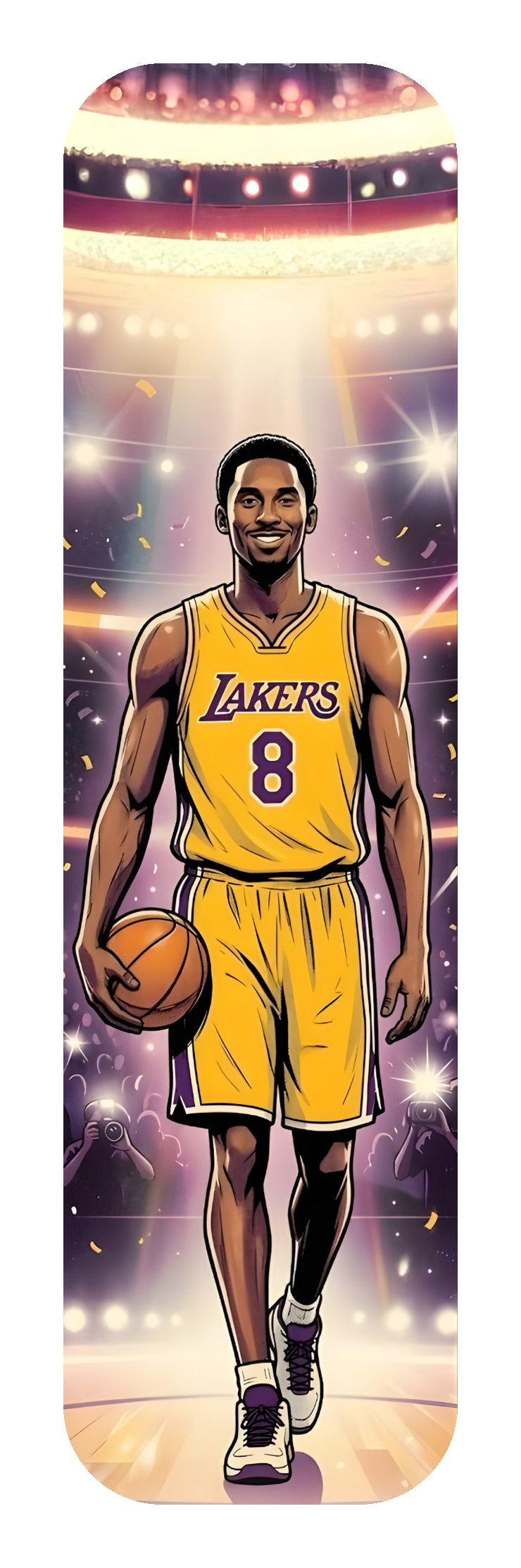 Kobe Bryant Number 8 Lakers — Skateboard Deck