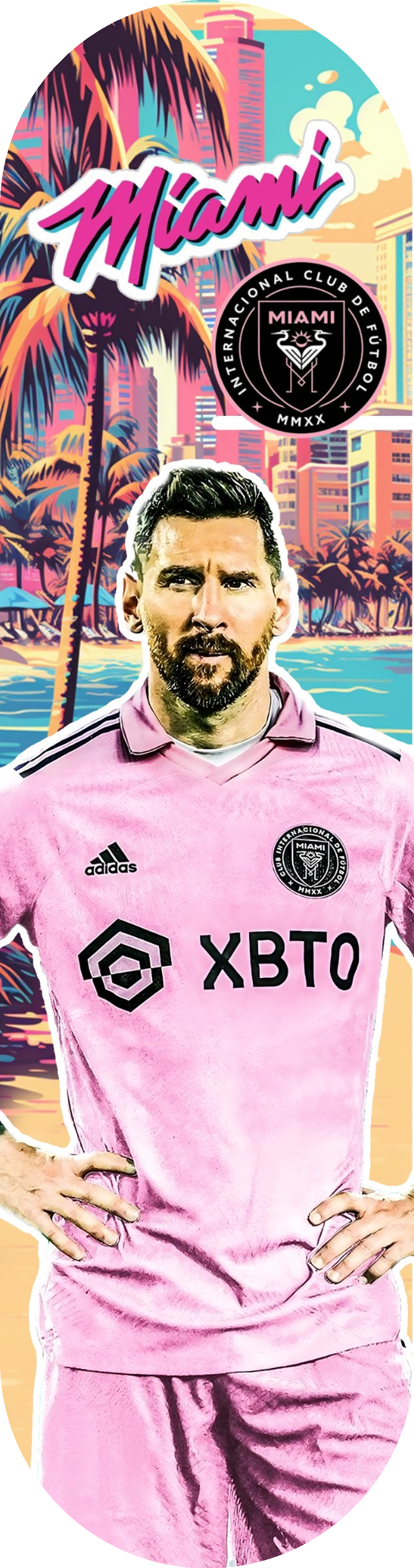 Lionel Messi Miami — Skateboard Deck