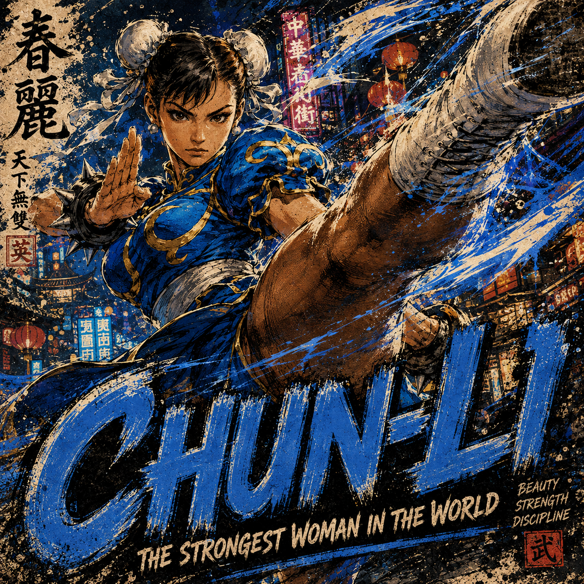 Chun-Li — 4x4 Tile