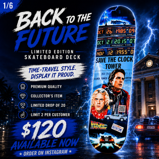Time Traveler 1 - Customized Skateboard