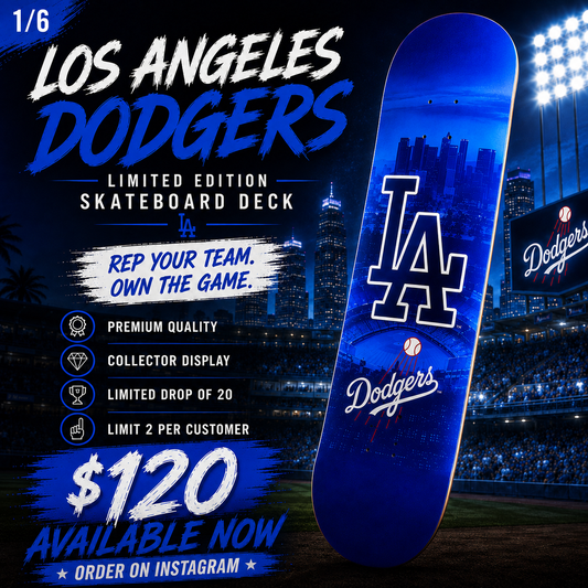 LA Baseball 2- Customized Skateboard
