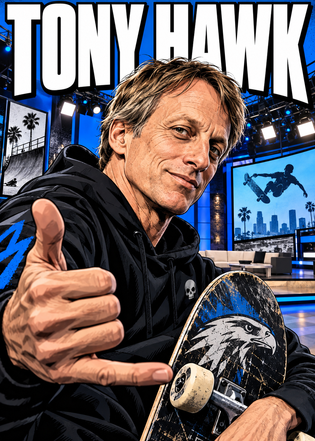 Tony Hawk- Custom 5x7