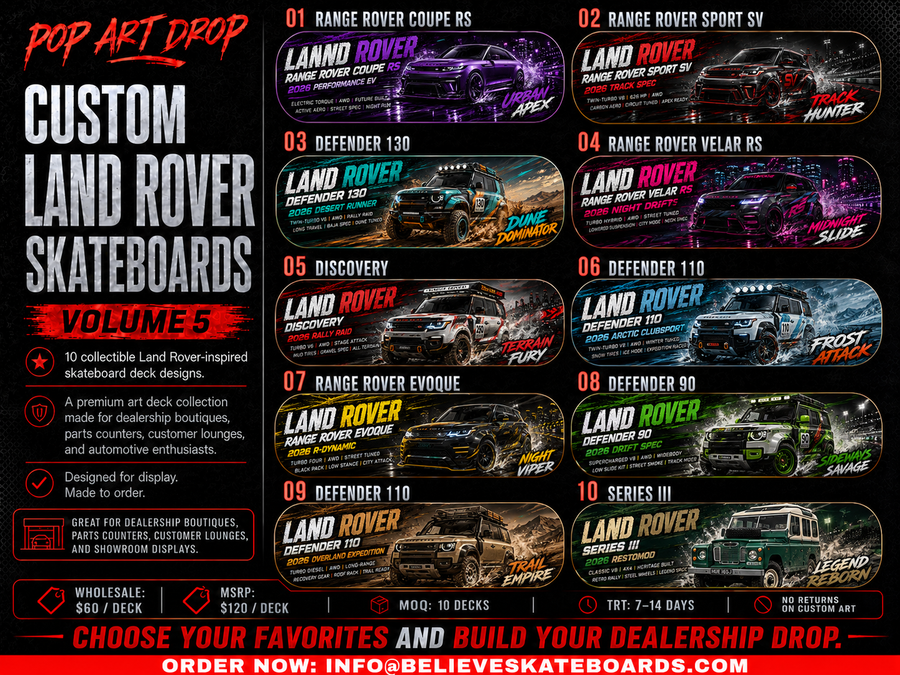 LEXUS ROVER SKATEBOARD DROP- VOLUME 2