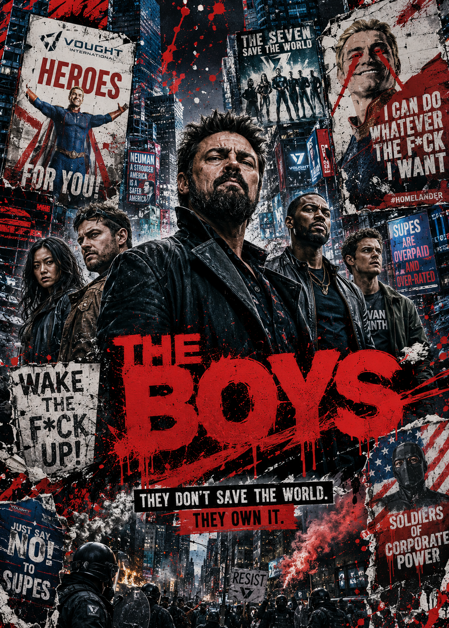 The Boys — 5×7 Canvas Art