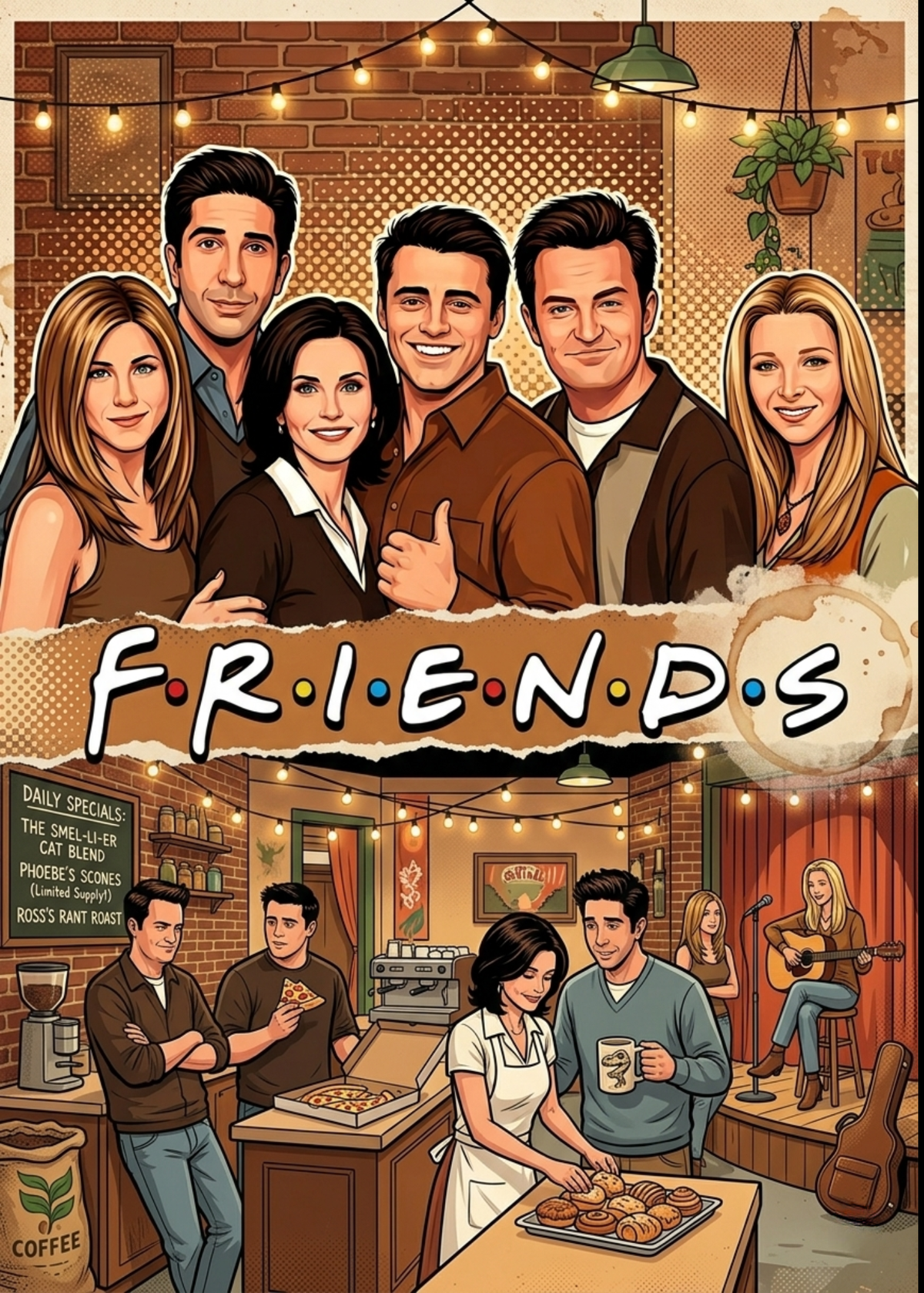 Friends- Custom 5x7