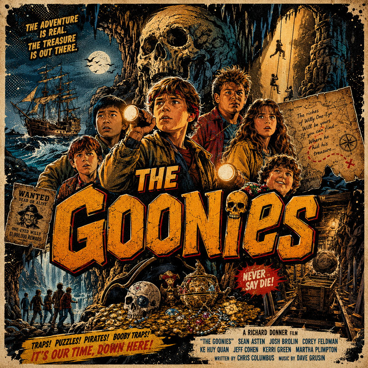 Goonies- 4x4 Tile