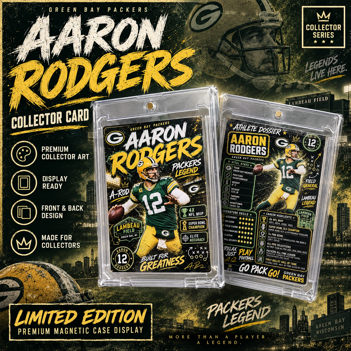 Aaron Rodgers- Trading Card