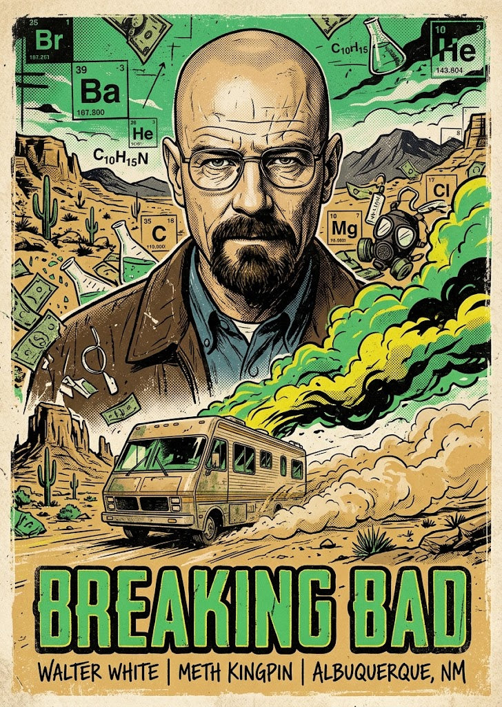 Heisenberg- Custom 5x7
