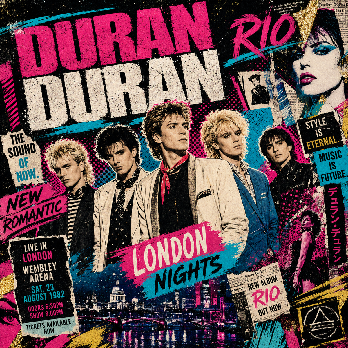 Duran Duran- 4x4 Tile