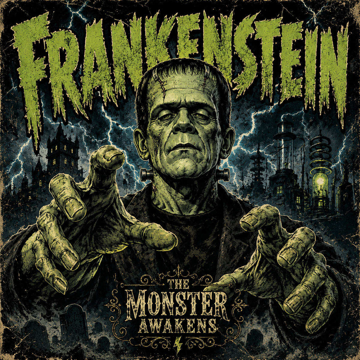 Frankenstein- 4x4 Tile