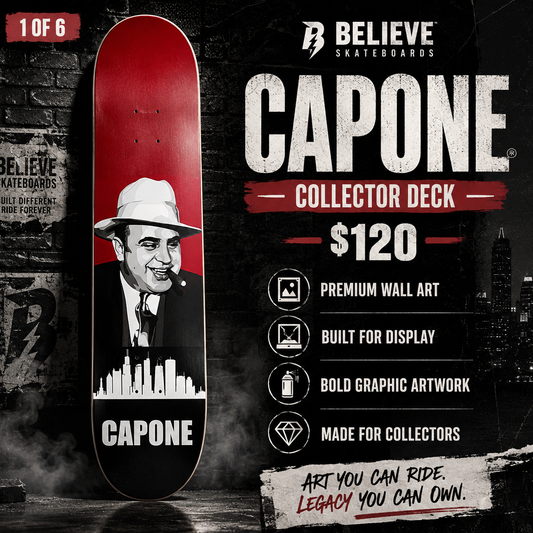 Chicago Gangster - Customized Skateboard