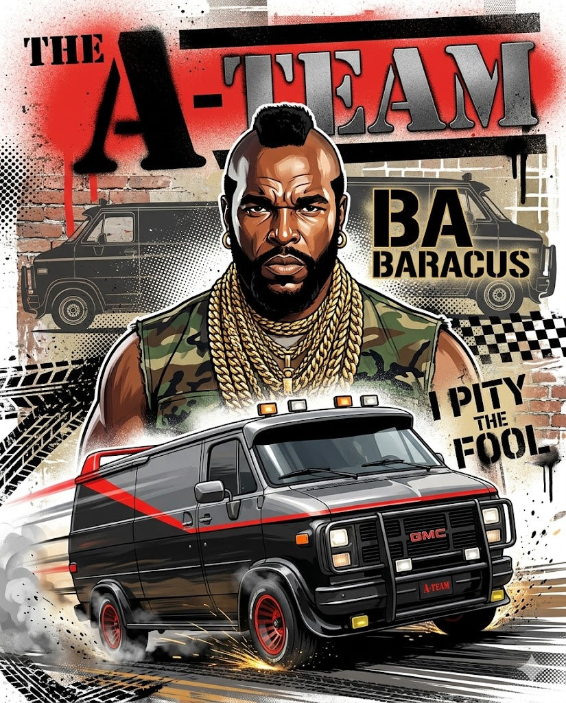 A-Team- Custom 5x7