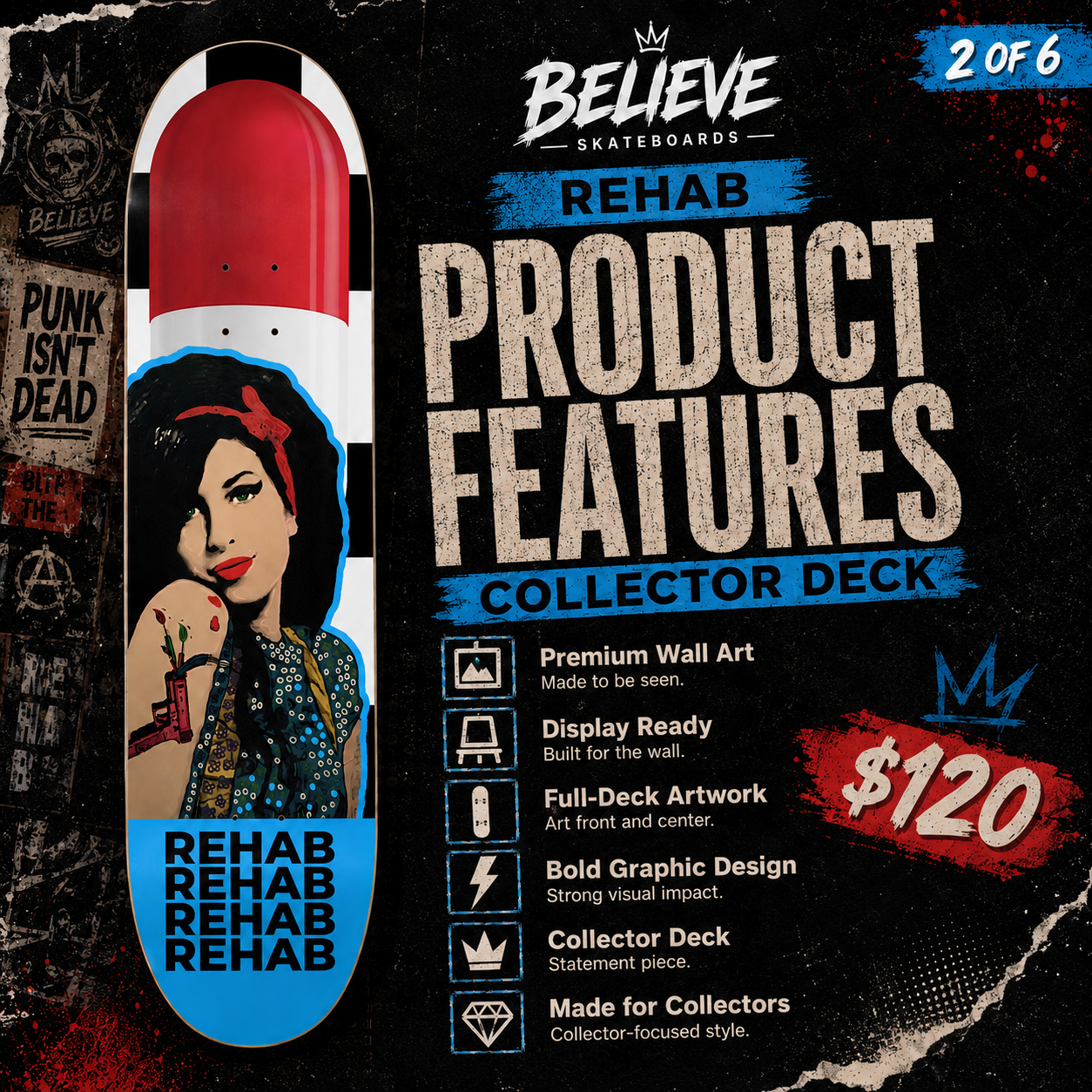 Wine House - Customized Skateboard