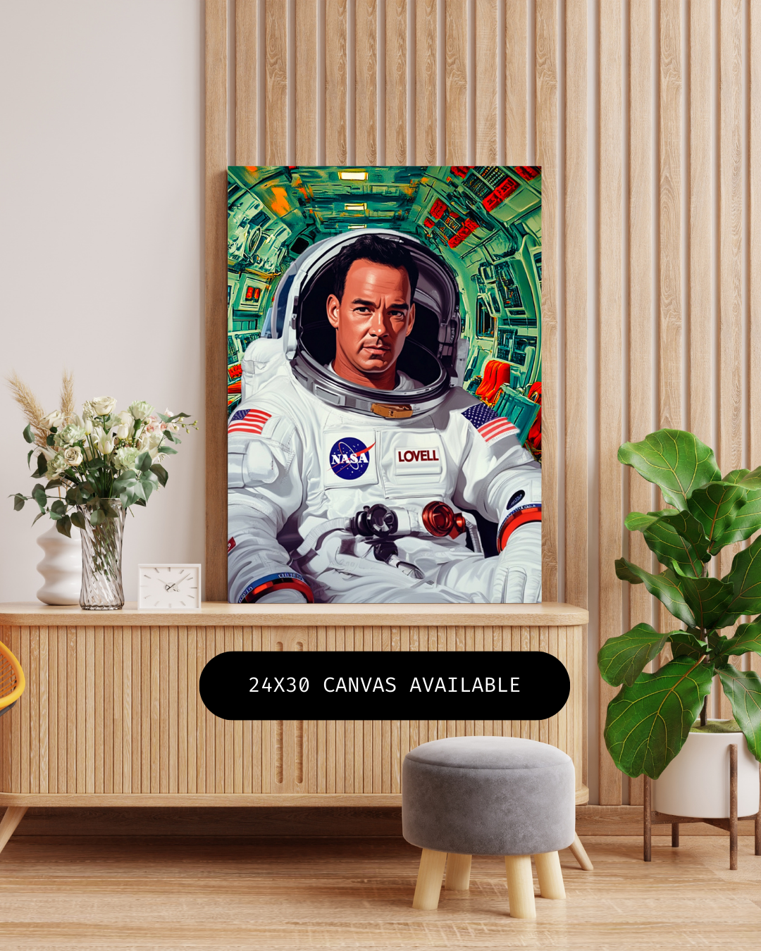 Space Mission- Custom Canvas Wall Art
