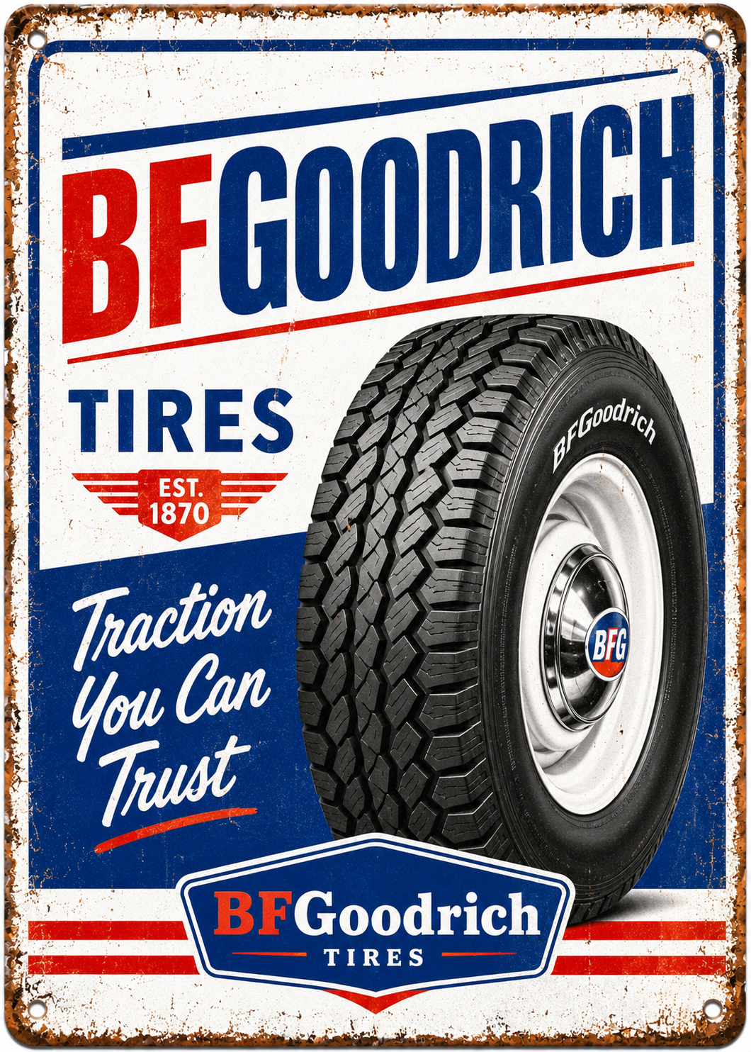 BF Goodrich- Custom 5x7 Canvas