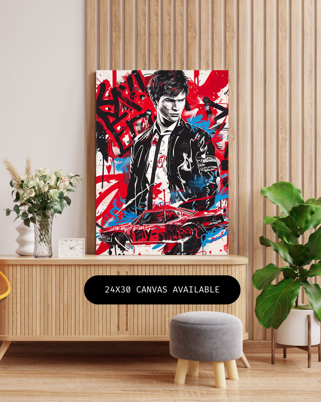 Getaway Driver- Custom Canvas Wall Art