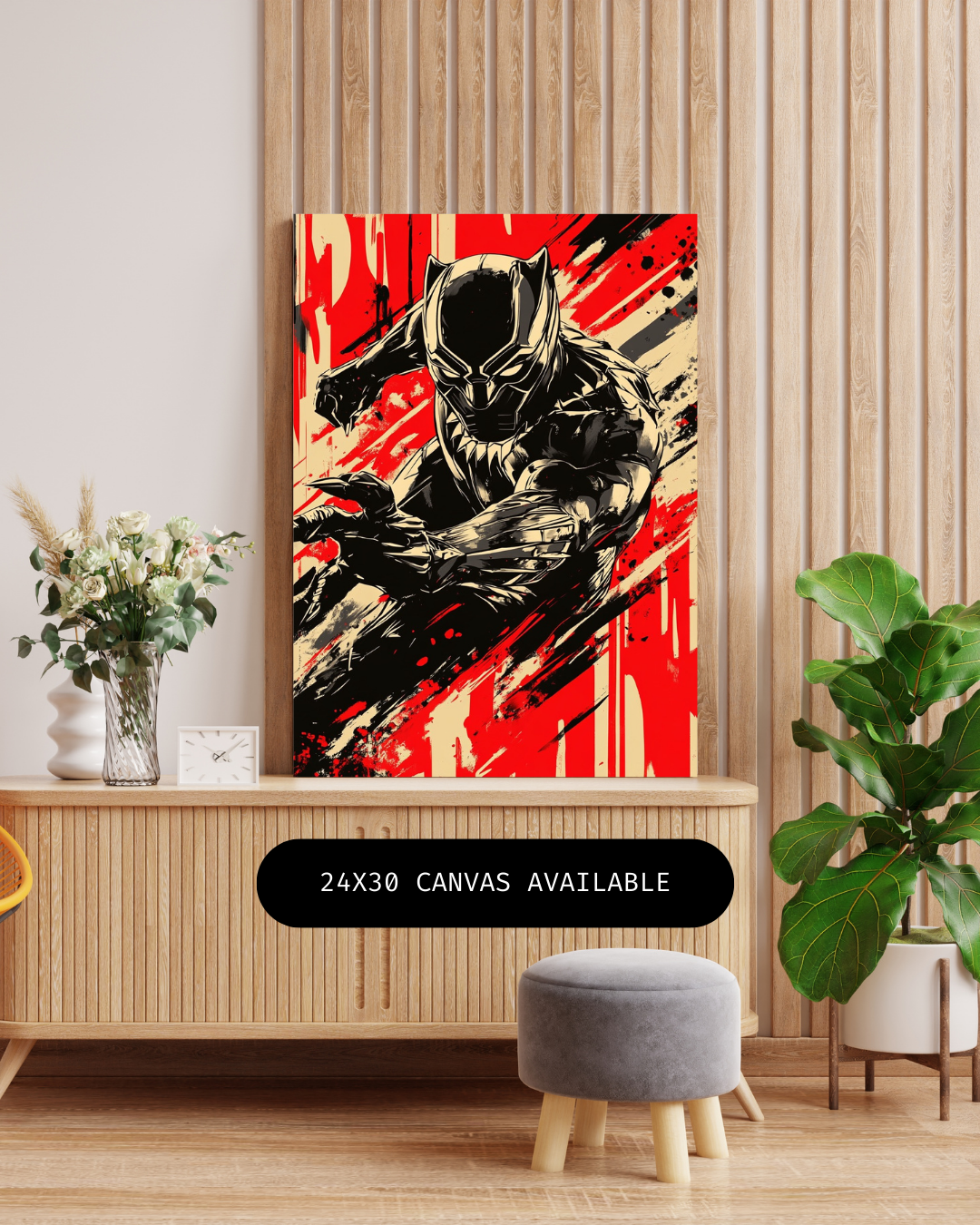 Prince Panther- Custom Canvas Wall Art