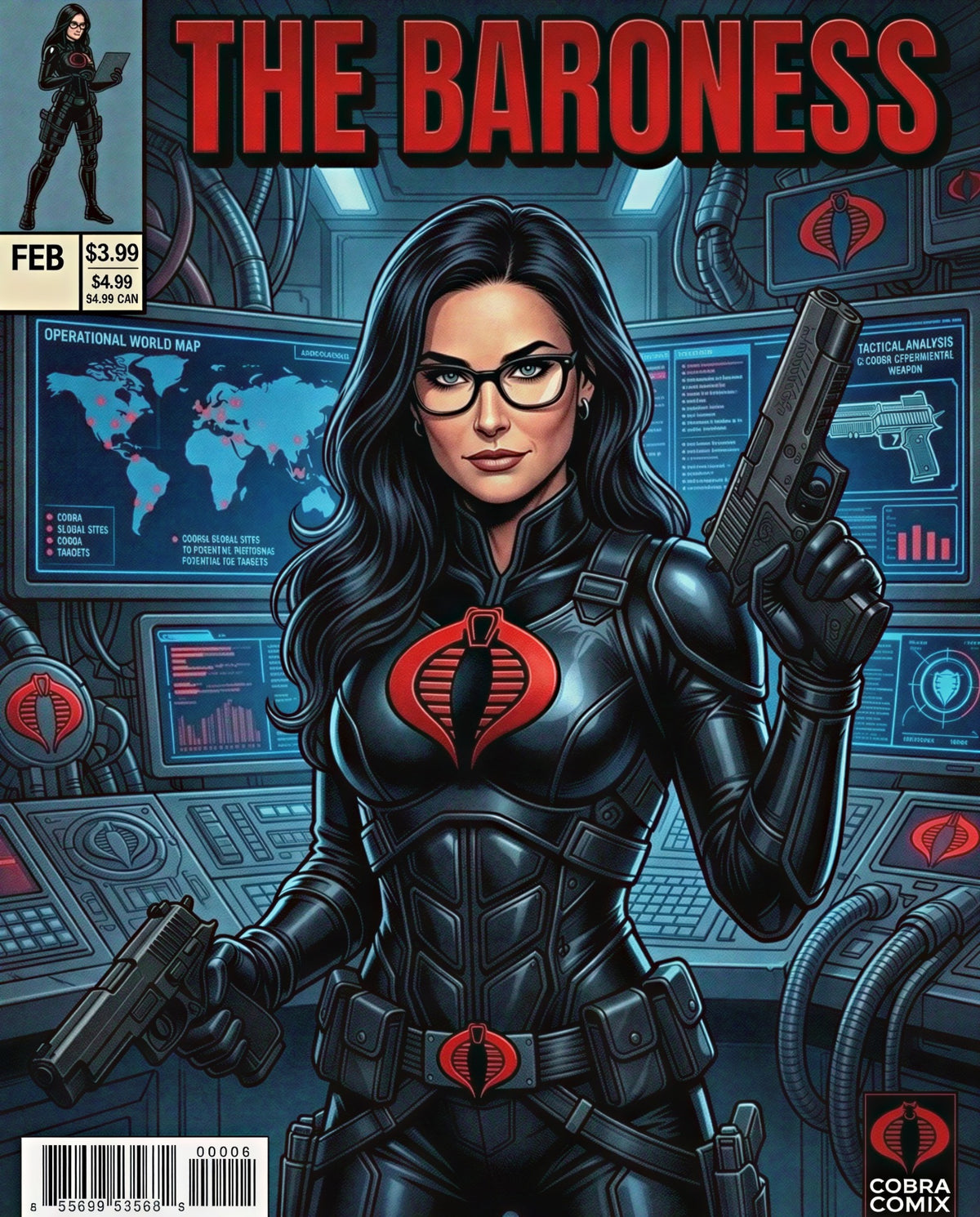 The Baroness — 5×7 Canvas Art