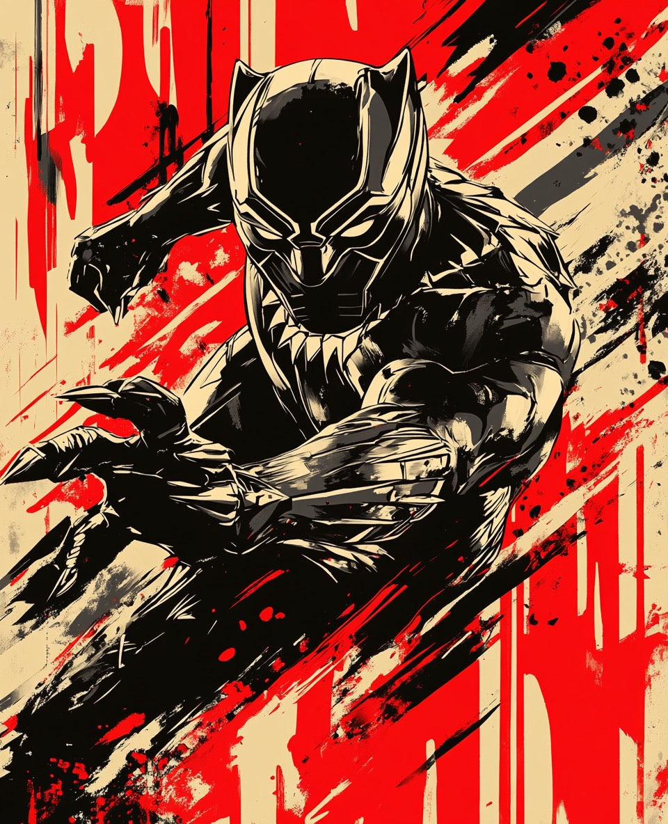 Prince Panther- Custom Canvas Wall Art