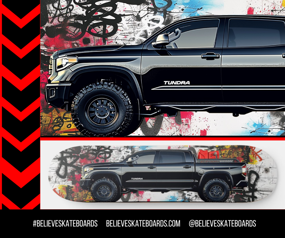 Toyota Automotive Art Skateboard Deck — Design 11