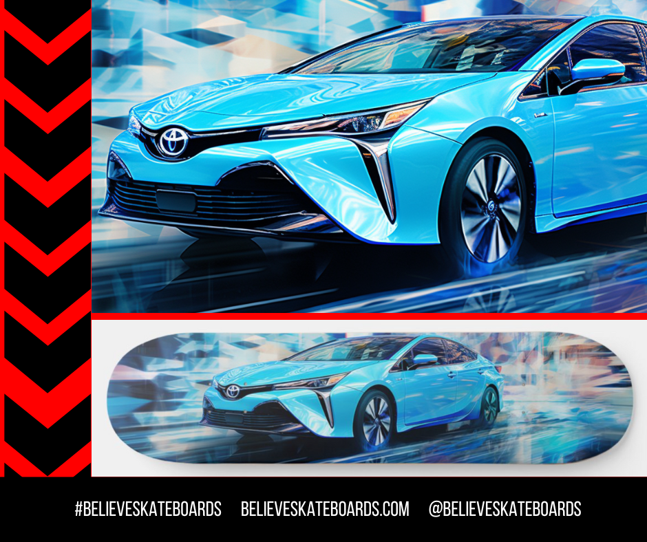 Toyota Automotive Art Skateboard Deck — Design 06