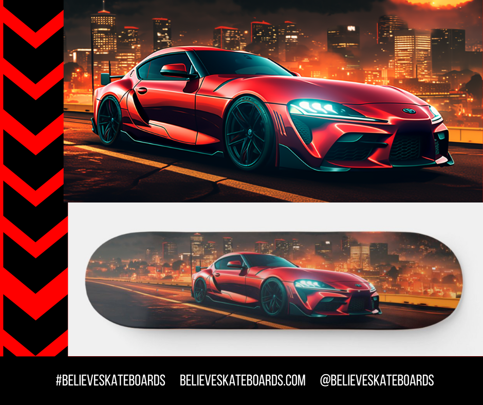 Toyota Automotive Art Skateboard Deck — Design 33