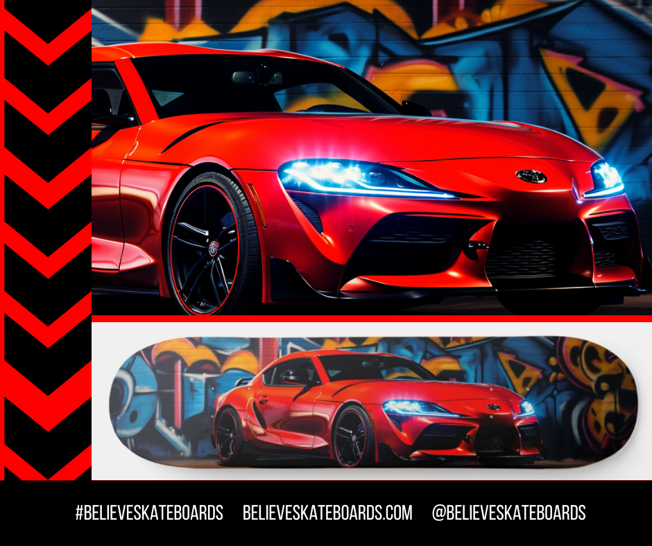 Toyota Automotive Art Skateboard Deck — Design 31
