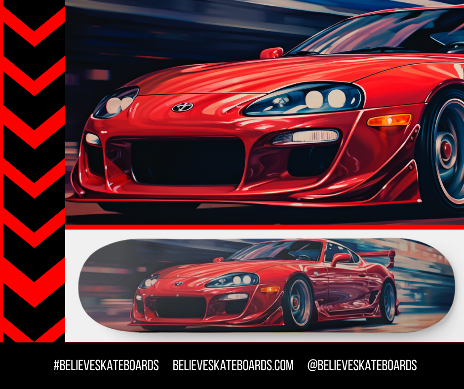 Toyota Automotive Art Skateboard Deck — Design 27