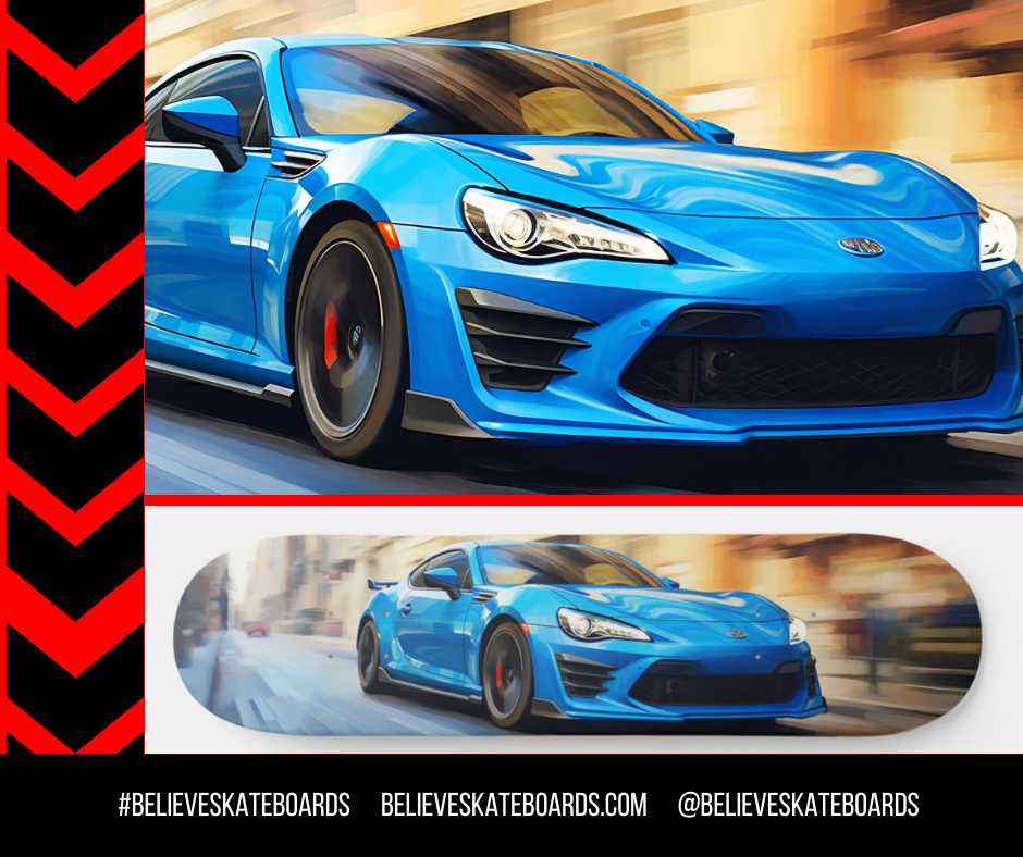 Toyota Automotive Art Skateboard Deck — Design 21