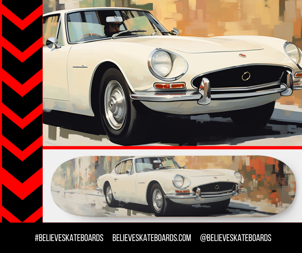 Toyota Automotive Art Skateboard Deck — Design 04