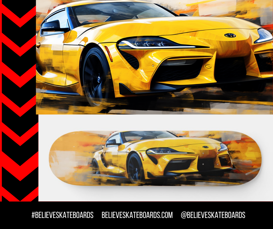 Toyota Automotive Art Skateboard Deck — Design 29
