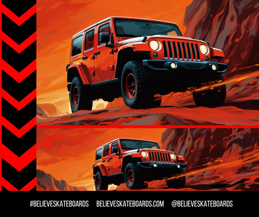 Jeep- Custom Skateboard