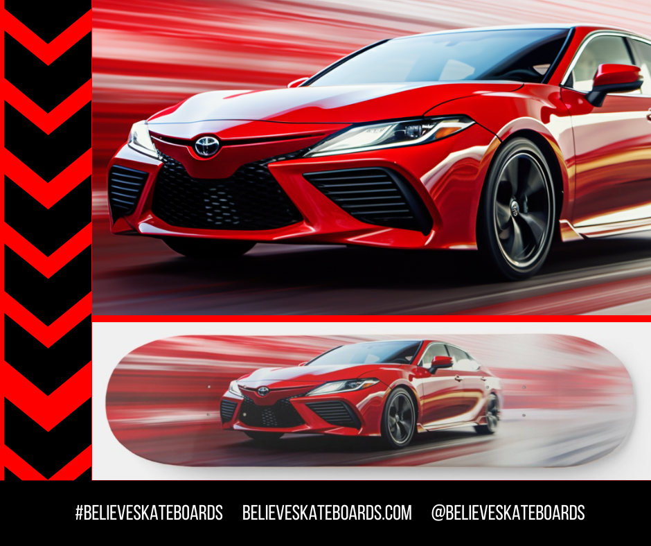 Toyota Automotive Art Skateboard Deck — Design 35