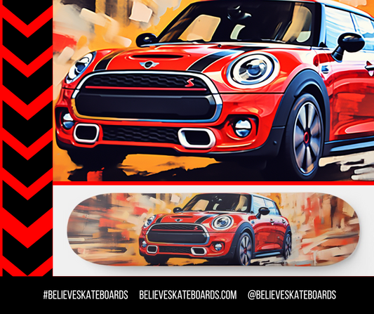 Mini Cooper- Custom Skateboard