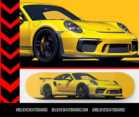 Porsche- Custom Skateboard