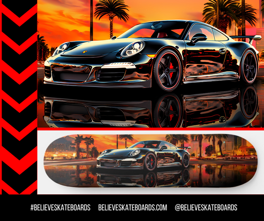 Porsche- Custom Skateboard