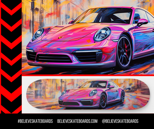 Porsche- Custom Skateboard