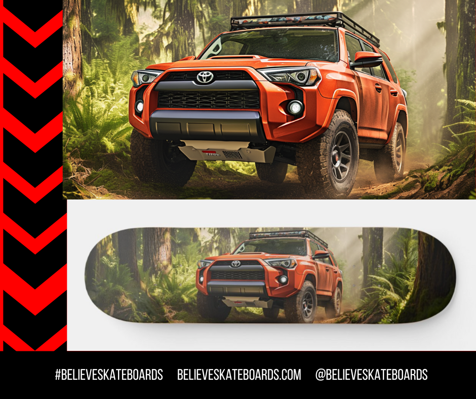 Toyota Automotive Art Skateboard Deck — Design 12