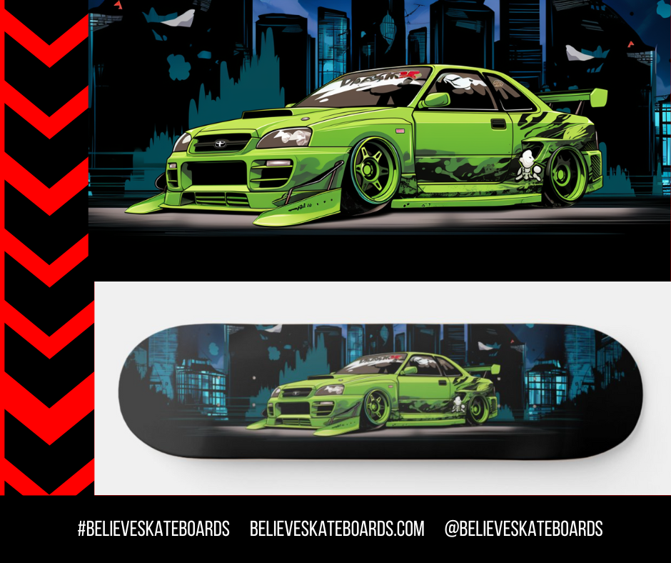 Toyota Automotive Art Skateboard Deck — Design 40