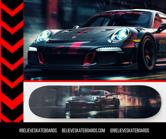 Porsche- Custom Skateboard