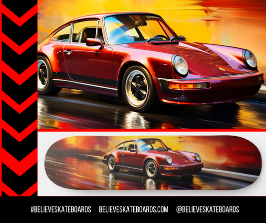 Porsche- Custom Skateboard