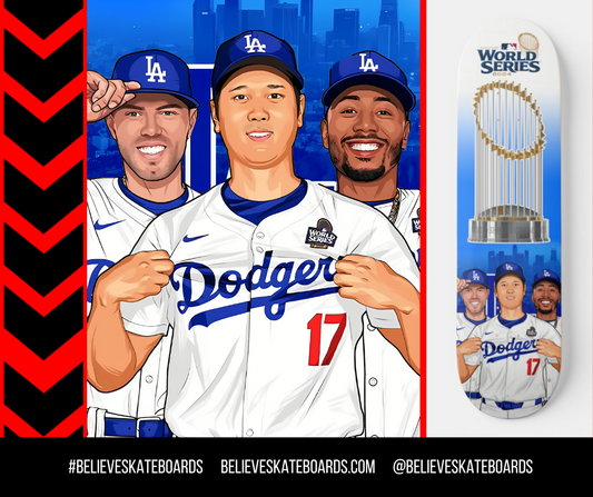 LA Dodgers- Custom Skateboard
