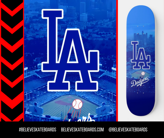 LA Dodgers- Custom Skateboard