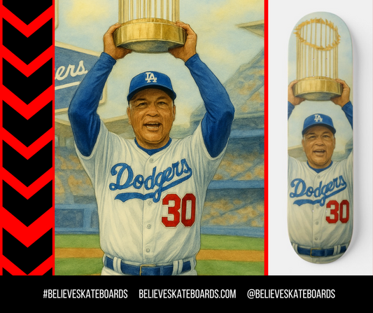 LA Dodgers- Custom Skateboard