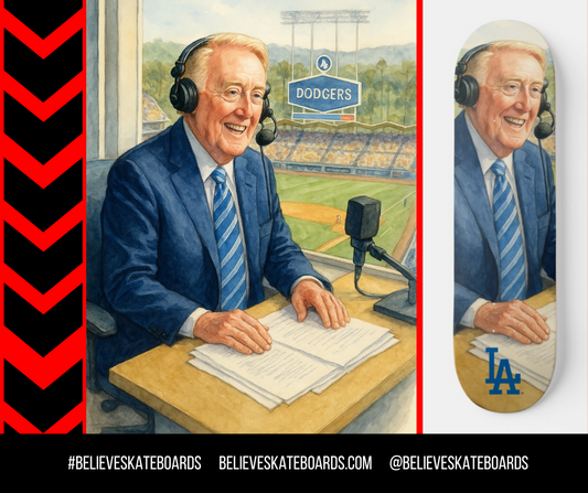 LA Dodgers- Custom Skateboard