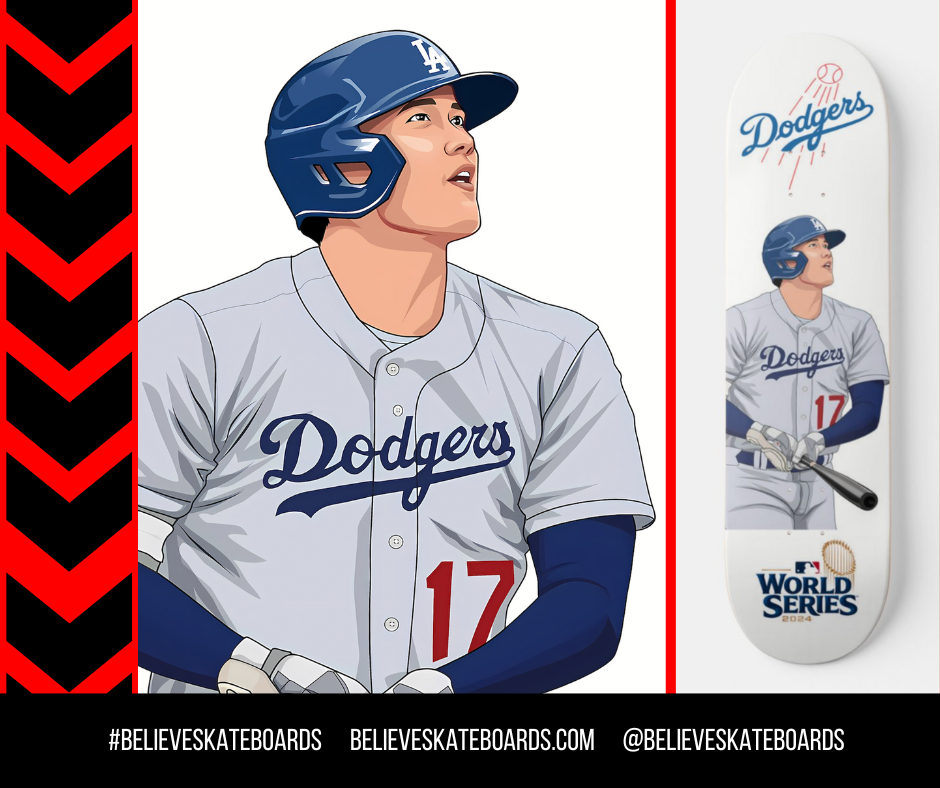 LA Dodgers- Custom Skateboard
